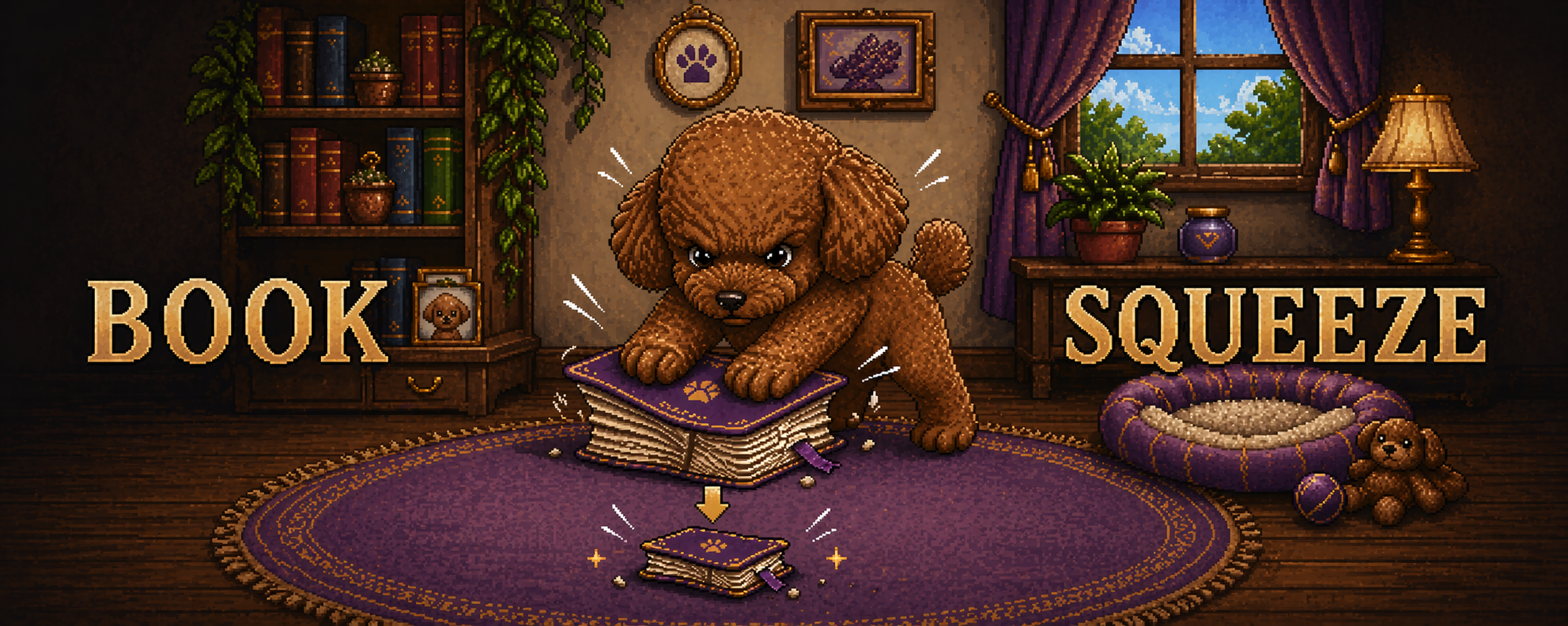 bookSqueeze GitHub hero banner